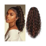 Freemeige Curly Ponytail Extension Drawstring Ponytail For Black Women Curly