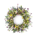 Yawwind 22 Inches Summer Wreaths For Front Door Rustic Spring