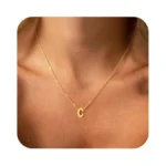 Jnzsswhjjh Initial Necklace For Women - Dainty C Initial Necklace