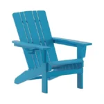 Flash Furniture Halifax Adirondack Chair With Cup Holder, Weather Resistant