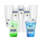 Boocikey 40 Pcs Graduation Cups 2026, 16oz Graduation Plastic Cups,