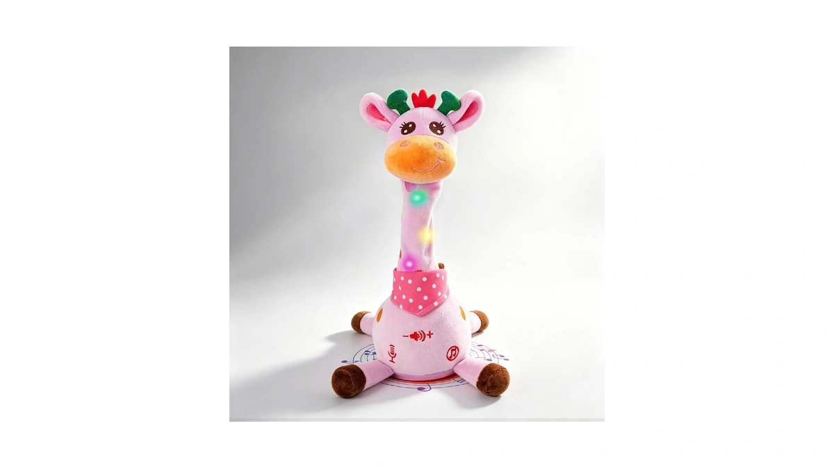 Llukeme Dancing Talking Giraffe Toy, Stuffed Animal Baby Toy Repeating