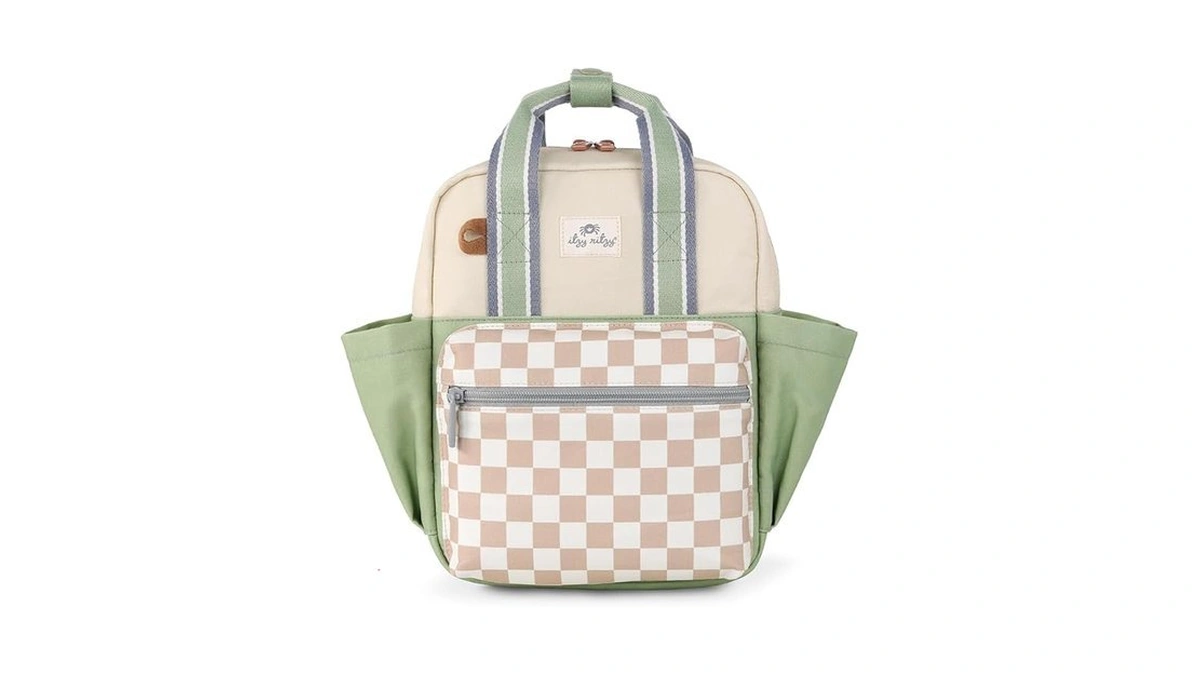 Itzy Ritzy Toddler Backpack - Daycare Bag - Features Adjustable