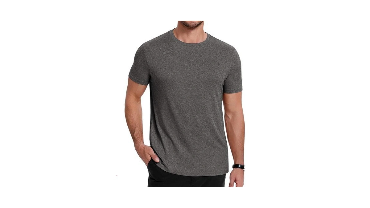 Coofandy Men's Short Sleeve T-shirts Crew Neck Casual Summer Lightweight