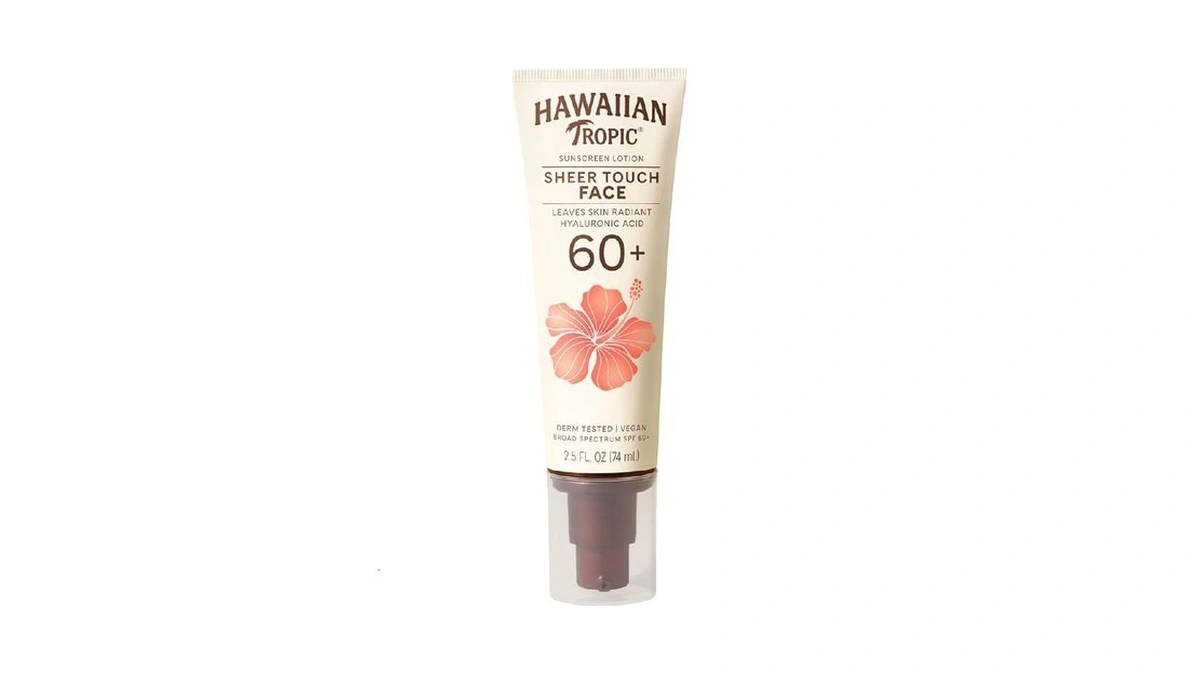 Hawaiian Tropic Sheer Touch Face Sunscreen Lotion Spf 60, 2.5