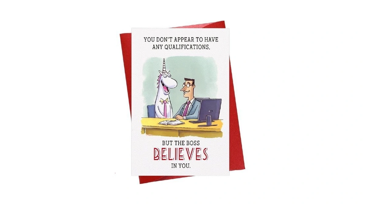 Waahome Funny Boss Day Card For Boss Women Men From