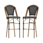 Flash Furniture Bordeaux Commercial Grade Bistro Bar Height Stool, Stackable