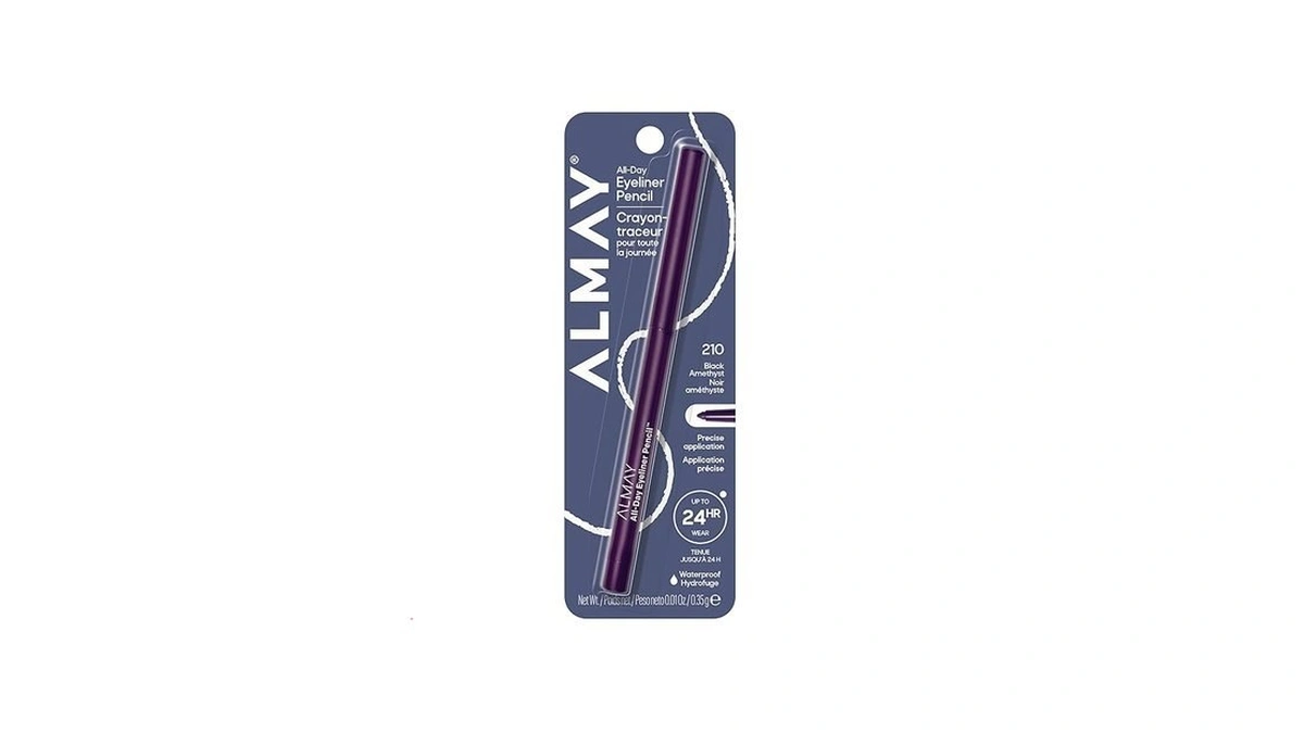 Almay All-day Eyeliner Pencil, Smudge Proof, Waterproof Eye Makeup, Hypoallergenic,