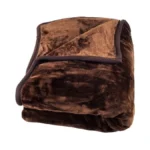 Lavish Home Faux Fur Throw Blanket - Oversized 91x81 Soft