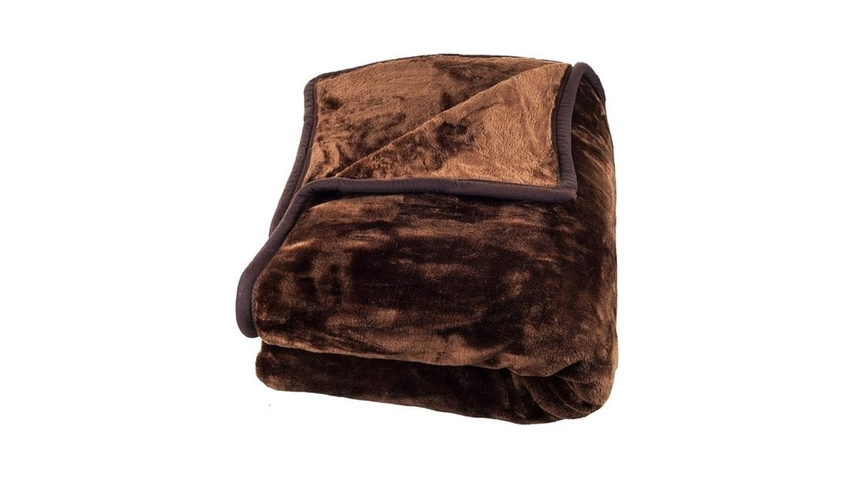 Lavish Home Faux Fur Throw Blanket - Oversized 91x81 Soft