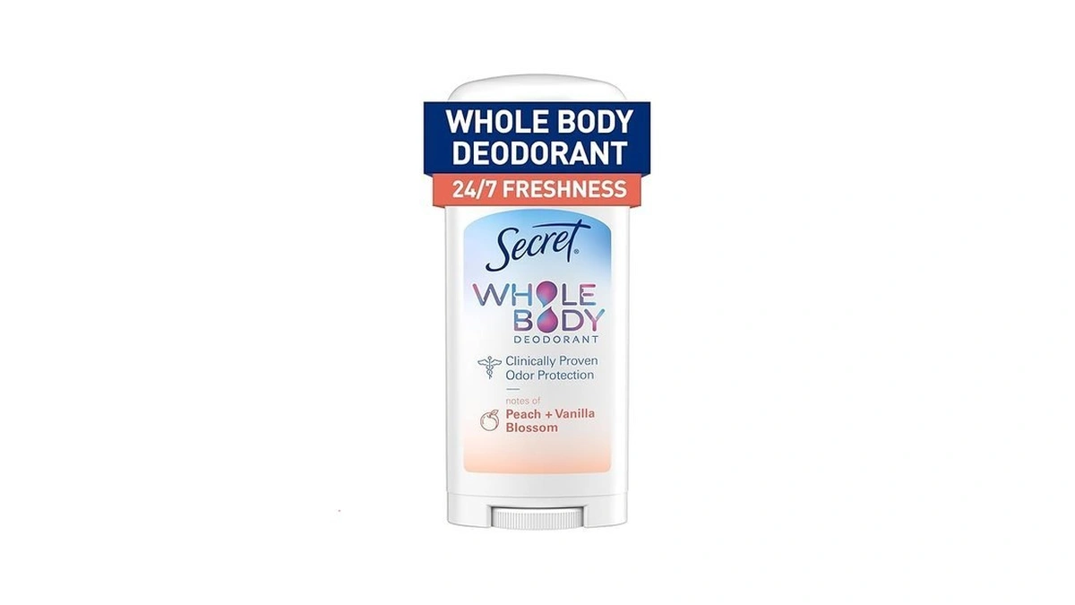 Secret Whole Body Deodorant Stick For Women, Naturally Derived Ingredients,