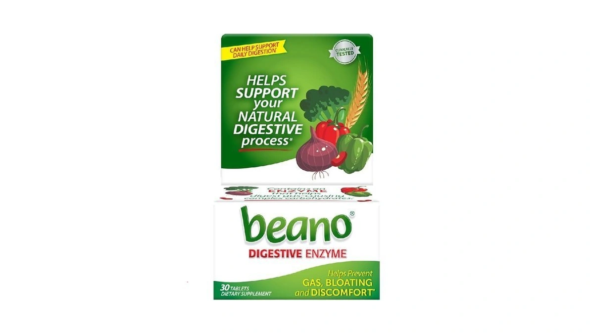 Beano Food Enzyme Dietary Supplement, 30 Tablets (pack Of 1)