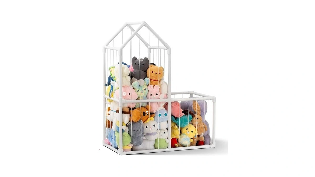 Romagio Stuffed Animal Storage,large Pvc Stuffed Animal Zoo Plushies Storage