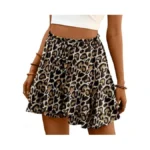 Lepunuo Shorts For Women Casual Boho Skorts Ruffle Mini Running