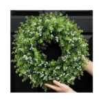 26in Artificial Boxwood Wreaths For Front Door,boxwood Spring Summer Door