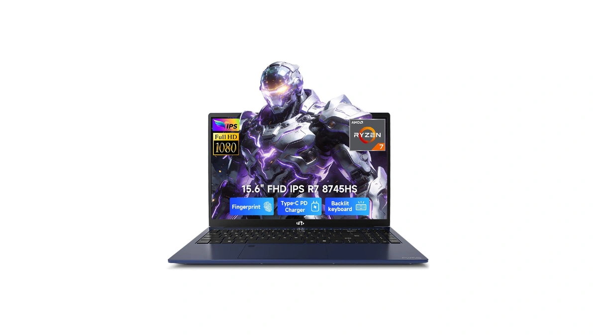 Nimo 15.6" Ips Fhd-gaming-laptop, 8 Cores Amd Ryzen 7 8745hs