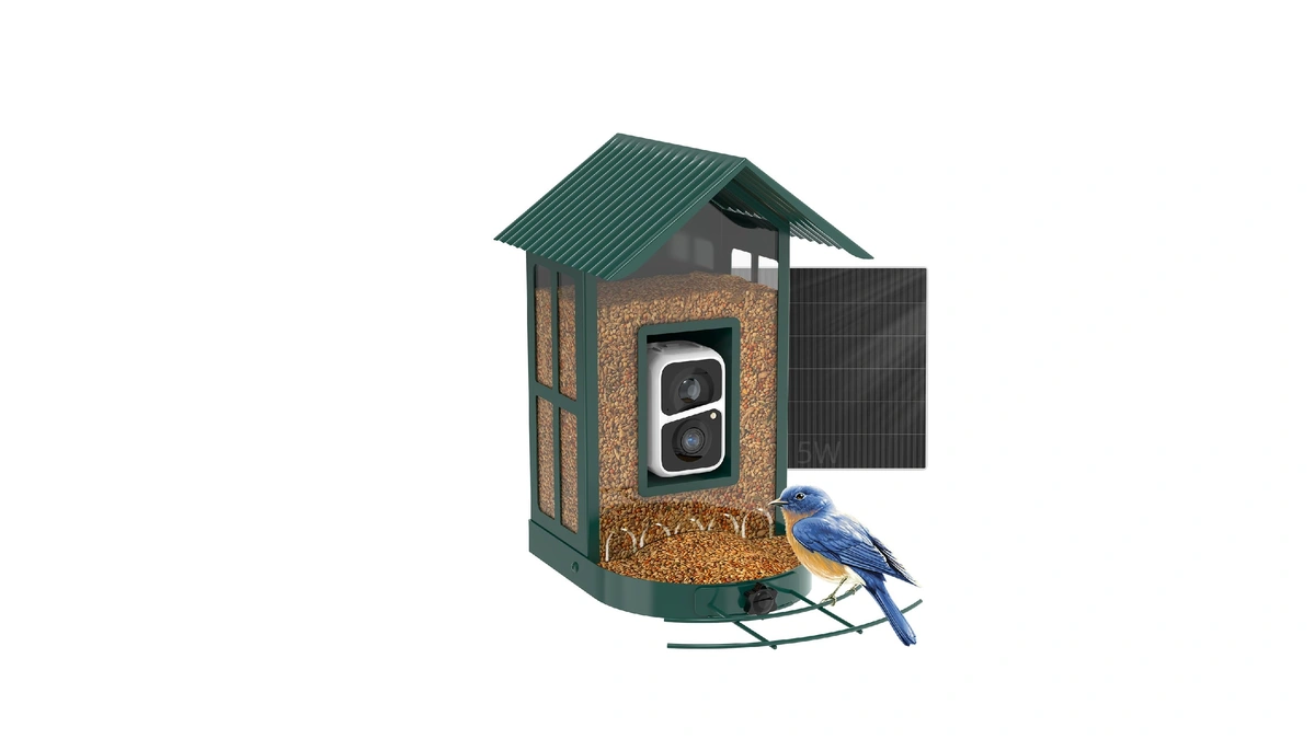 Soliom- Bird Feeder With Camera, 5w Solar Powered, Ai Identify