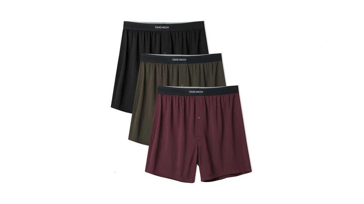 David Archy Mens Boxer Shorts Underwear Quick Dry Breathable Mens