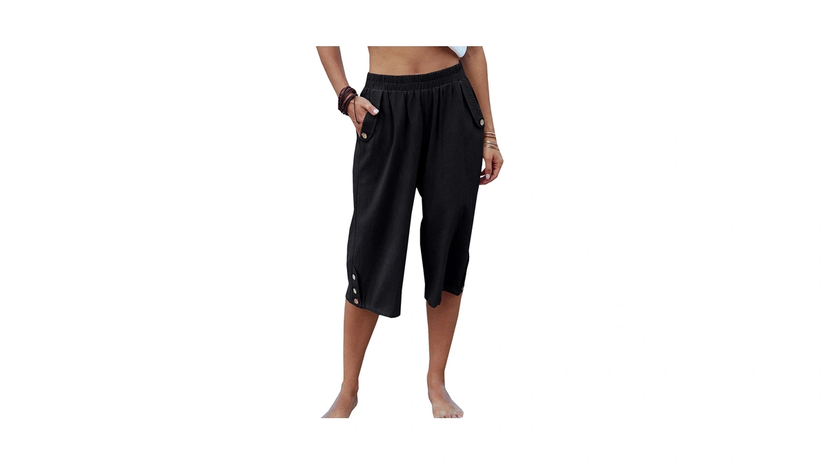 Veatzaer Capri Pants For Women Lightweight Summer Pants Summer Trousers