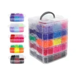God-woowgo 5600 Pcs Pony Beads 30 Assorted Colors Bracelet Making
