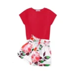 Arshiner Girls Summer Outfits 2 Piece Clothes Drop Shoulder Sleeve