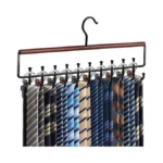 Tie Rack Hanger For Closet Upgraded 2-in-1 Tie And Belt