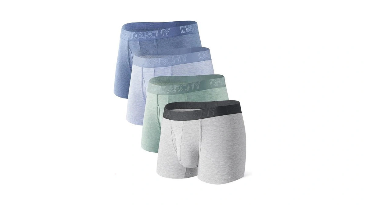 David Archy Men’s Underwear Stretch Soft Trunks Underwear Breathable With