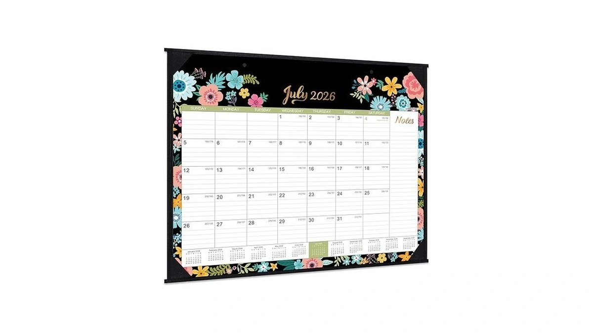 Desk Calendar 2026-2027 - Large Desk Calendar 2026-2027, Jul. 2026