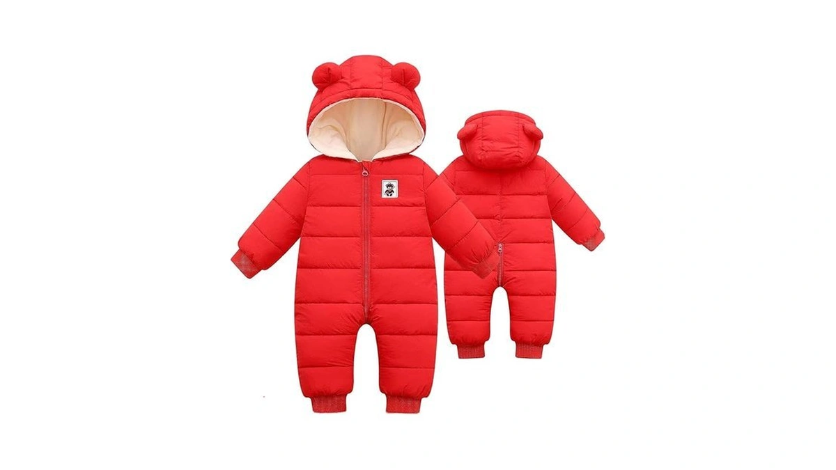 Byfri Unisex Baby Snowsuit Clothes Newborn Winter Coat Infant Cozy