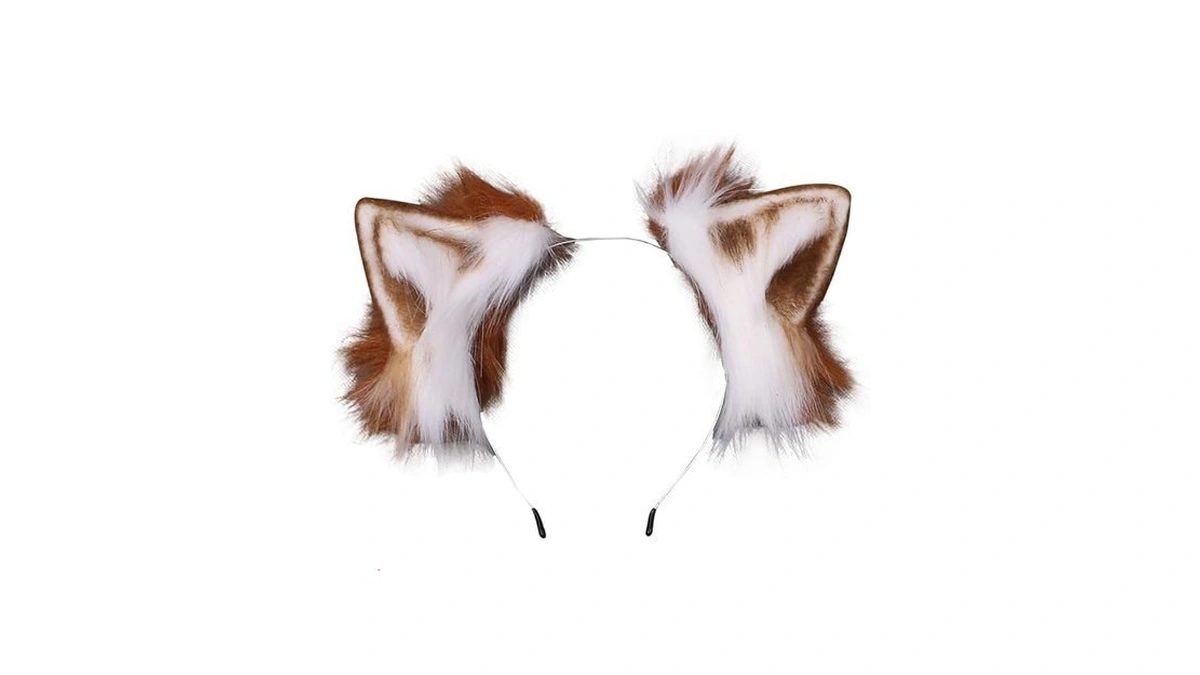 Vigvan Kyc Animal Ears Kawaii Plush Cat Ears Hair Clip