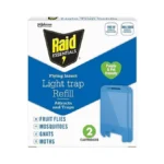 Raid Essentials Flying Insect Light Trap Refills, 2 Light Trap