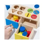 Biottro 2 In 1 Montessori Object Permanence Box With Drawer