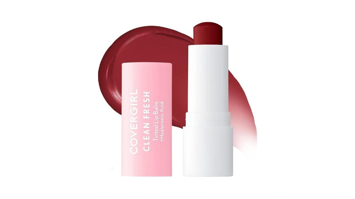 Covergirl Clean Fresh Tinted Lip Balm, Vegan Formula, Hydrating, Natural