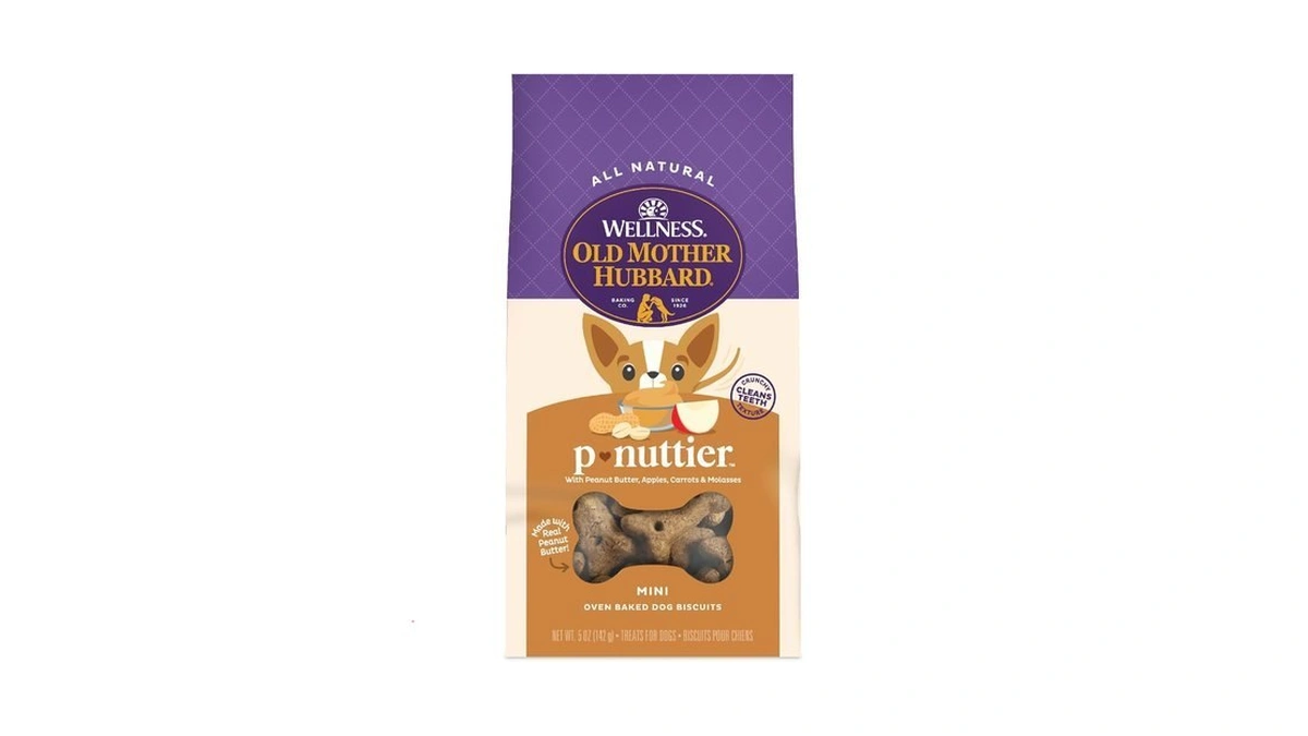 Wellness Old Mother Hubbard Classic P-nuttier Dog Biscuits, Natural Training