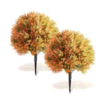 Yunlly Set Of 2 Real To Touch Outdoor Topiary Tree