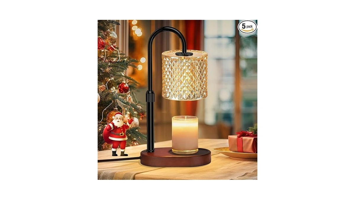 Seenlast Electric Candle Lamp Warmer With Timer Dimmer Adjustable Height,gifts