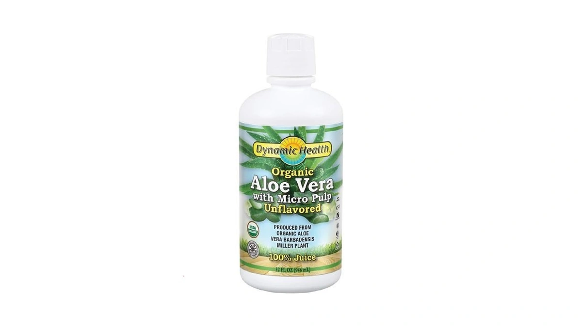 Dynamic Health Organic Aloe Vera Juice W/micro Pulp, Unflavored |