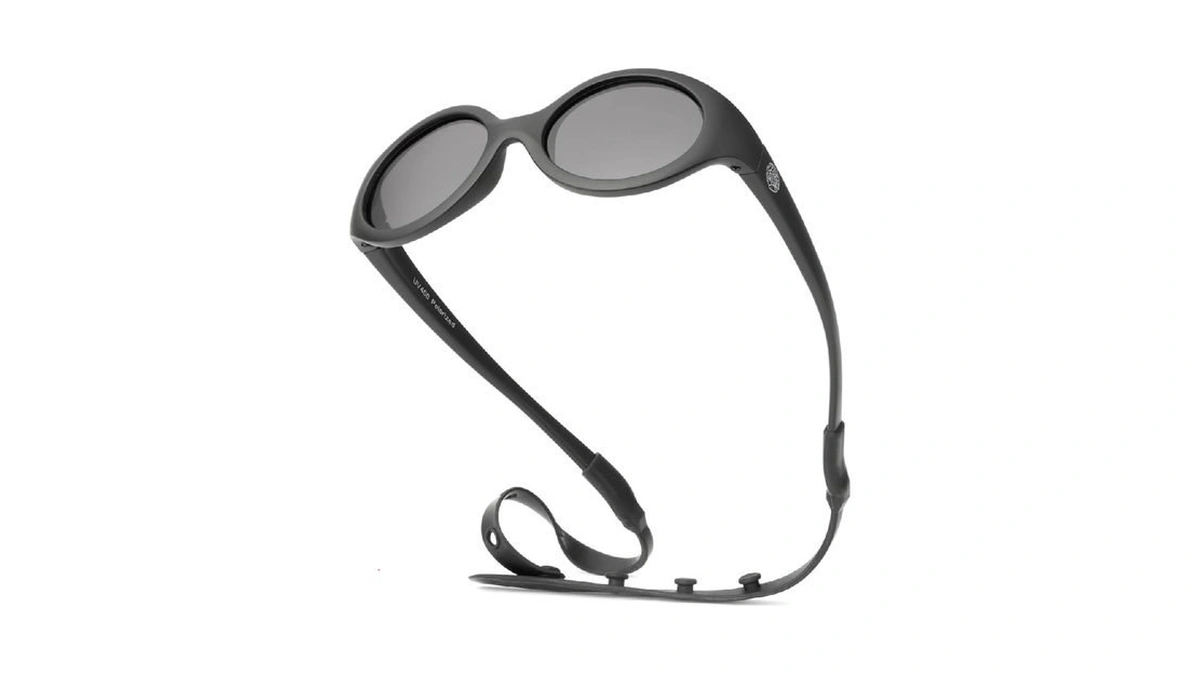 Baby Sunnies Polarized Oval Baby Sunglasses - Oval Black -