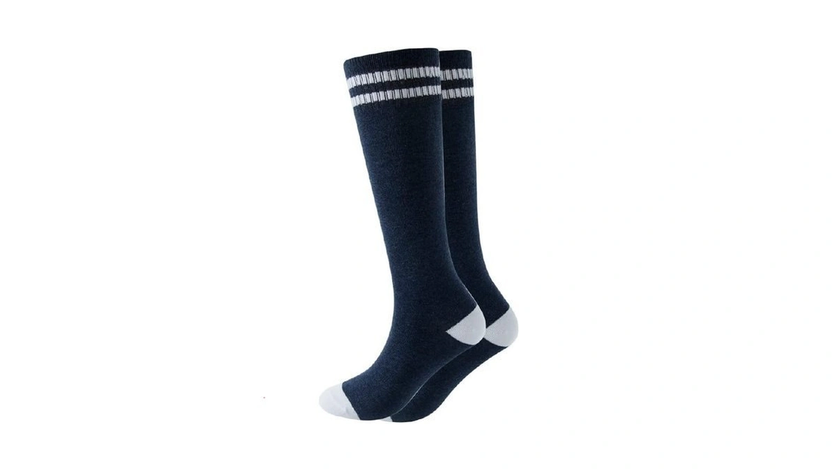 Socksdiary 1 Pairs 6-10y Knee High Socks For Kids, Cotton