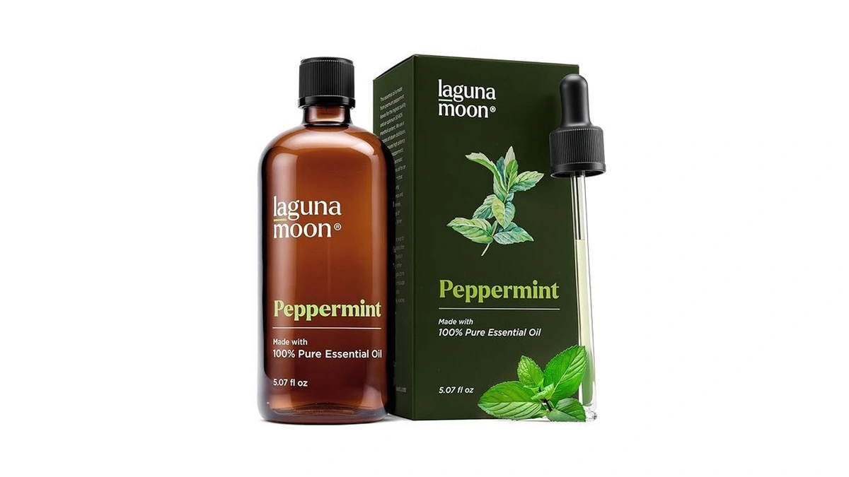 Lagunamoon Peppermint Oil - Natural Pure Essential Oils For Diffusers,