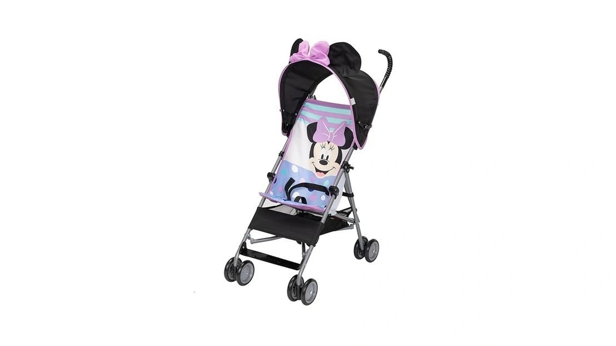 Disney Baby Character Umbrella Stroller, Eye-catching, Fun, 3d Stroller, Minnie