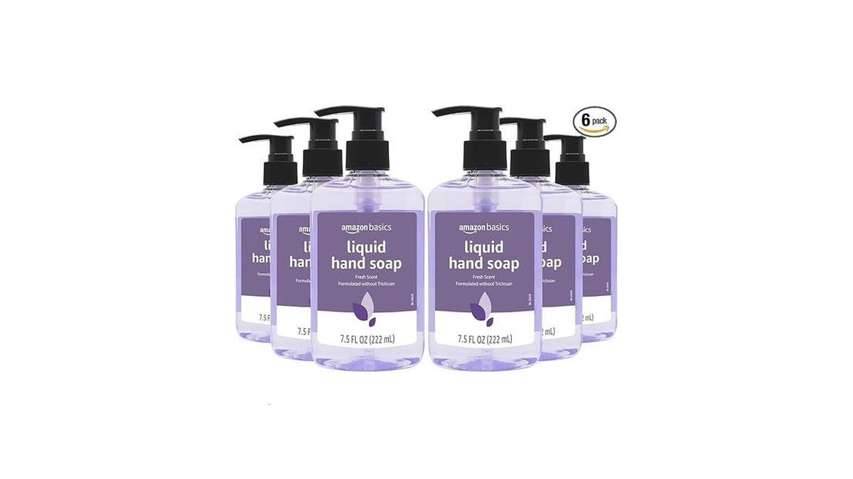 Amazon Basics Original Fresh Liquid Hand Soap With Moisturizers, 7.5