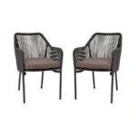 Flash Furniture Kallie Set Of 2 Indoor/outdoor Stacking Club Chairs