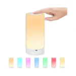Unifun Touch Control Table Lamp - Dimmable Bedside Lamp With
