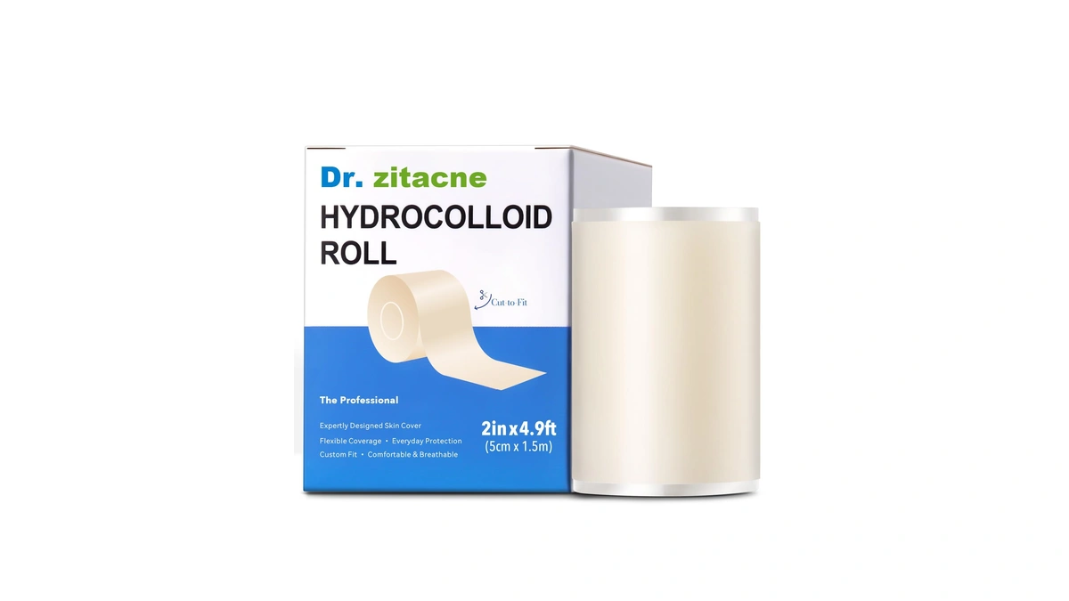 Pimple Patch Hydrocolloid Roll, Cut-to-size Suit Various Blemishes, Waterproof, Ultra