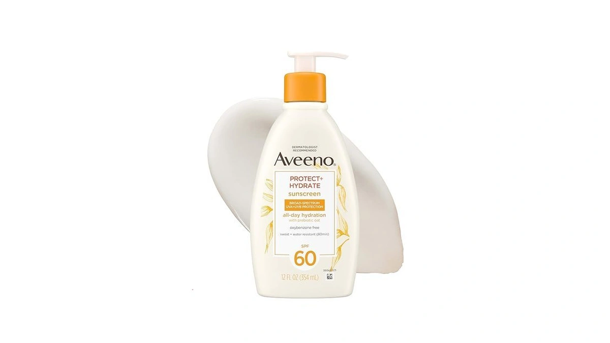 Aveeno Protect + Hydrate Sunscreen Lotion For Body & Face