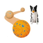 Netrco 2-in-1 Interactive Dog Ball Toy For Aggressive Chewers, Automatic