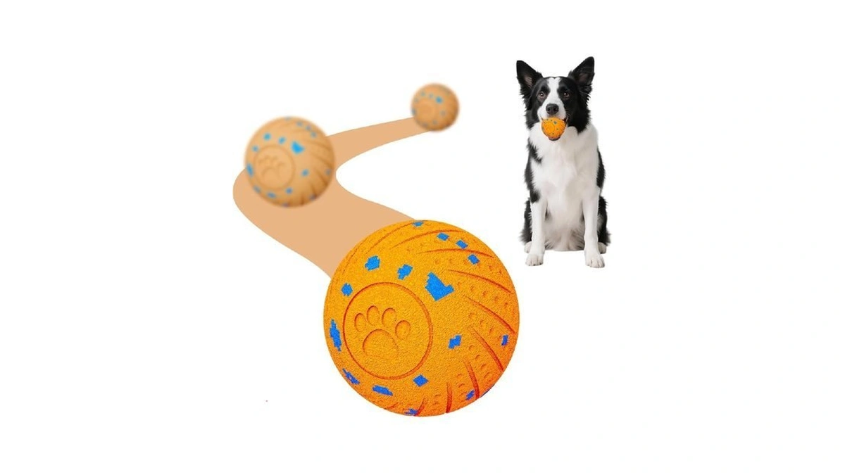 Netrco 2-in-1 Interactive Dog Ball Toy For Aggressive Chewers, Automatic