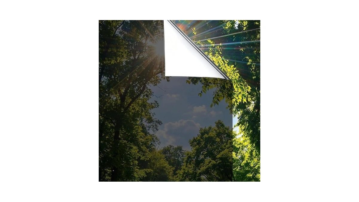 Timeet Window Privacy Film One Way, Daytime Privacy Static Cling