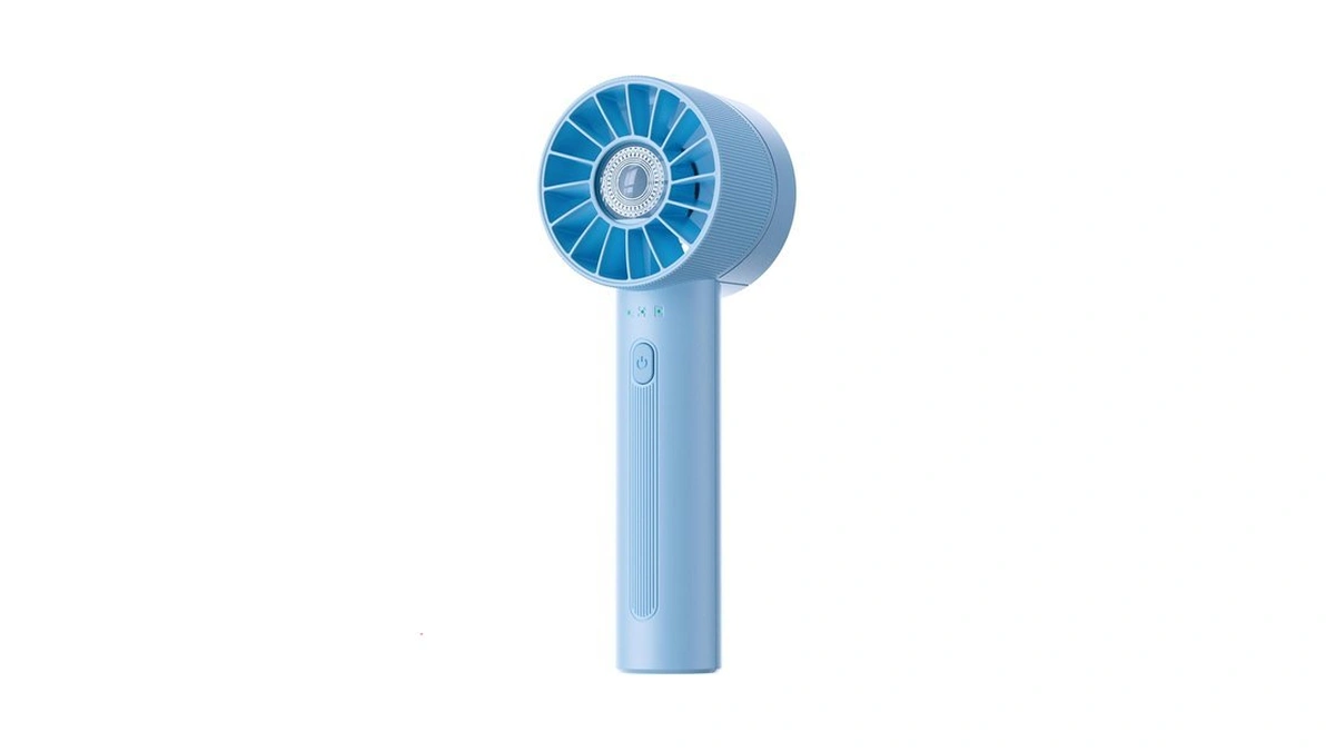Portable Mini Handheld Turbo 4 Speed High Velocity Personal Fan,